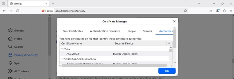 firefox pkcs setup step 5 screen shot.